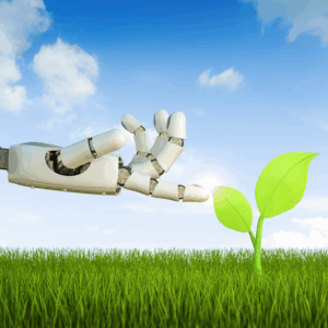 ecology-technology-concept-with-3d-rendering-robot-arm-with-green-leaves